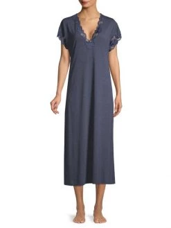 Natori Zen Floral Gown Blue -Hot Sale Natori Store unnamed file 146