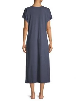 Natori Zen Floral Gown Blue -Hot Sale Natori Store unnamed file 148