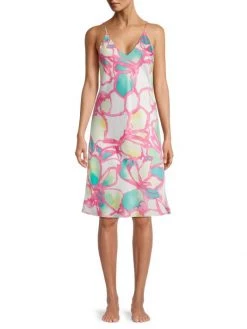 Natori Taisho Print Satin Slip Dress -Hot Sale Natori Store unnamed file 156