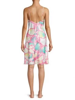 Natori Taisho Print Satin Slip Dress -Hot Sale Natori Store unnamed file 158