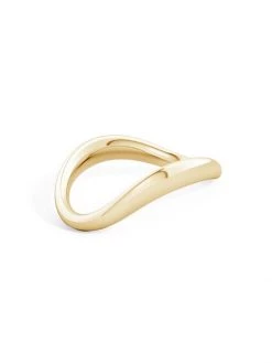 Natori Shangri-La: Brushstroke 14K Gold Stacking Ring