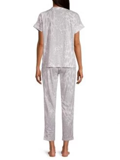 Natori 2-Piece Leopard-Print Cotton Pajama Set -Hot Sale Natori Store unnamed file 185