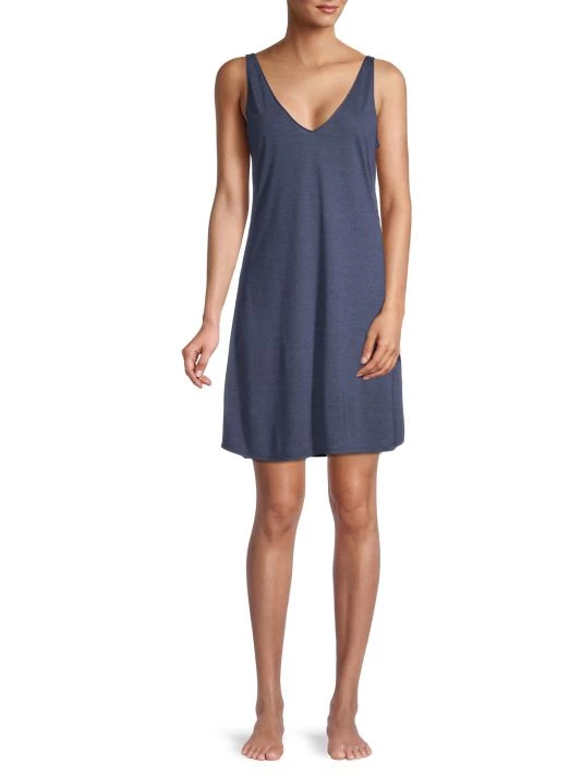Natori Short V-Neck Nightdress Black 4 Natori Short V-Neck Nightdress Black - Image 2
