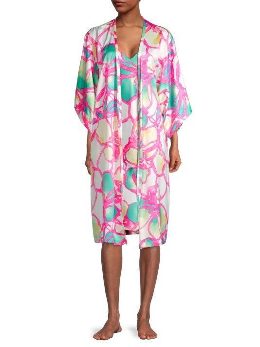 Natori Taisho Floral Robe 4 Natori Taisho Floral Robe - Image 2