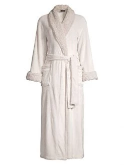 Natori Faux-Shearling Sherpa Robe Bone -Hot Sale Natori Store unnamed file 27