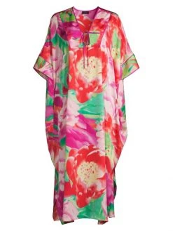 Natori Botan Satin Dress