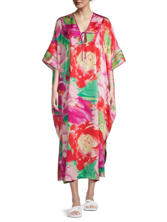 Natori Botan Satin Dress 4 Natori Botan Satin Dress - Image 2