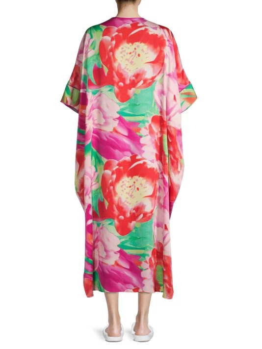 Natori Botan Satin Dress 7 Natori Botan Satin Dress - Image 5