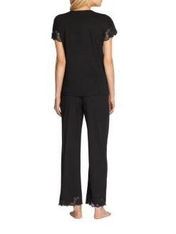 Natori Zen Floral Jersey Pajamas Grey -Hot Sale Natori Store unnamed file 3