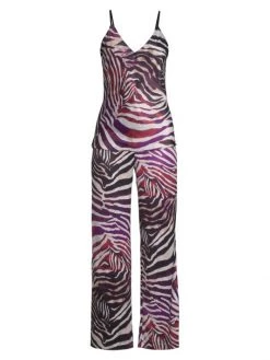 Natori Kuma 2-Piece Charmeuse Pajama Set