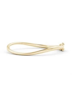 Natori Shangri-La 14K Gold Brushstroke Bracelet