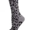 Natori Animal Printed Cashmere-Blend Crew Socks Medium Grey -Hot Sale Natori Store unnamed file 35