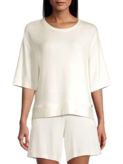 Natori Fuji Short-Sleeve Shirt -Hot Sale Natori Store unnamed file 381