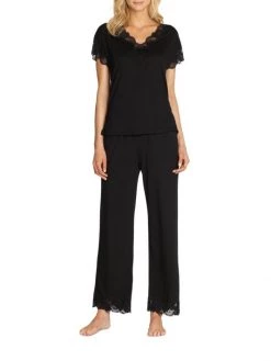 Natori Zen Floral Jersey Pajamas Grey -Hot Sale Natori Store unnamed file 4