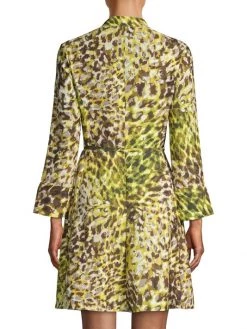Natori Ombre Animal-Print Tie-Waist Dress -Hot Sale Natori Store unnamed file 406