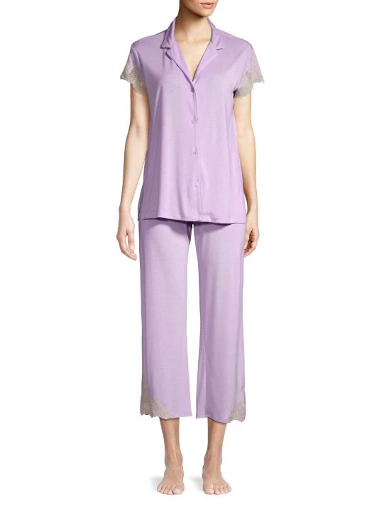 Natori 2-PieceLux Shangrila Pajama Set 4 Natori 2-PieceLux Shangrila Pajama Set - Image 2