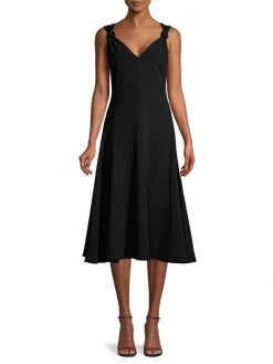 Natori Solid Knot-Strap Crepe Dress -Hot Sale Natori Store unnamed file 443