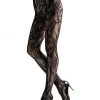 Natori Cut-Out Lace Net Tights Black -Hot Sale Natori Store unnamed file 447