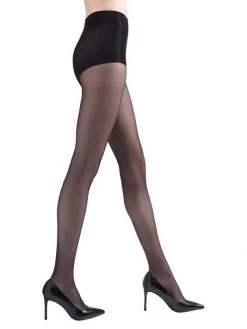 Natori Shimmer Sheer Tights Silver