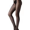 Natori Diamond Geometric Fishnet Tights