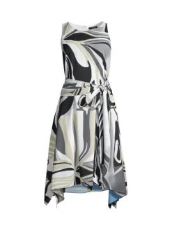 Natori Papillon Handkerchief Dress