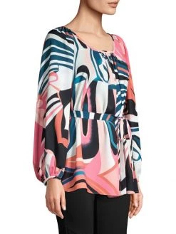 Natori Papillon Peasant Blouse -Hot Sale Natori Store unnamed file 558