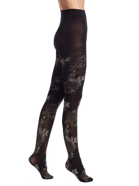 Natori Brushed Deco Opaque Tights 3 Natori Brushed Deco Opaque Tights