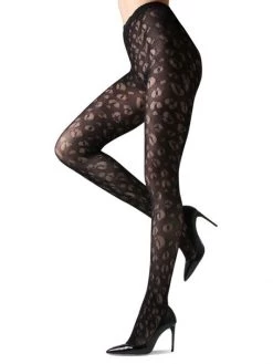 Natori Leopard Net Tights