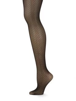 Natori Herringbone Net Tights