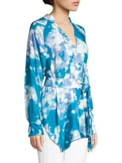 Natori Watercolor Mandarin Tunic -Hot Sale Natori Store unnamed file 633