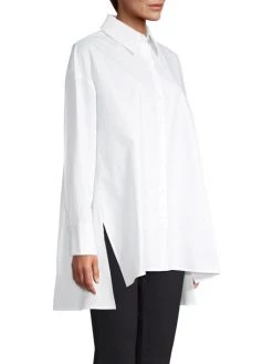 Natori Cotton Poplin Button-Front Top 11 Natori Cotton Poplin Button-Front Top -Hot Sale Natori Store unnamed file 654