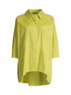 Natori Cotton Poplin Top