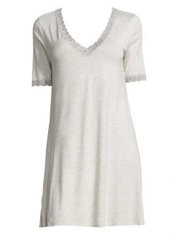 Natori Feathers Essential Sleepshirt Black