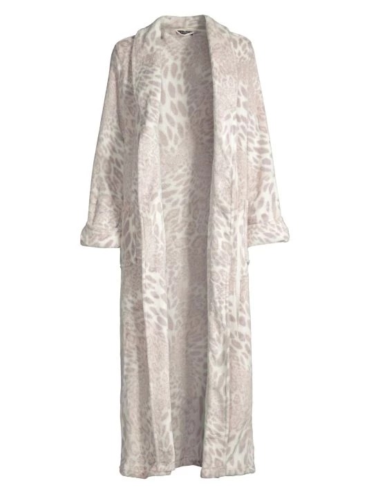 Natori Chestnut Leopard Print Plush Robe Cheetah 3 Natori Chestnut Leopard Print Plush Robe Cheetah