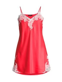 Natori Plume Satin Chemise Silver