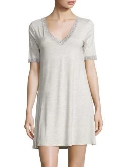 Natori Feathers Essential Sleepshirt Black -Hot Sale Natori Store unnamed file 69
