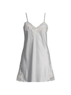 Natori Plume Satin Chemise Silver -Hot Sale Natori Store unnamed file 691