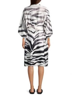 Natori Zebra-Print Satin Robe -Hot Sale Natori Store unnamed file 707