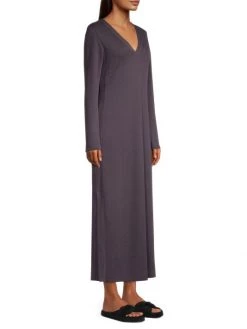 Natori Rib-Knit Lounge V-Neck Dress -Hot Sale Natori Store unnamed file 721