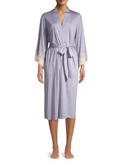 Natori Luxe Shangri-La Robe Dark Plum -Hot Sale Natori Store unnamed file 747