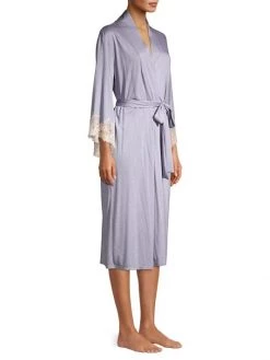 Natori Luxe Shangri-La Robe Dark Plum -Hot Sale Natori Store unnamed file 748