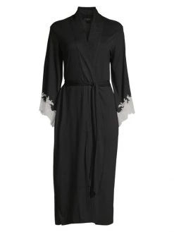 Natori Luxe Shangri-La Robe Dark Plum -Hot Sale Natori Store unnamed file 752