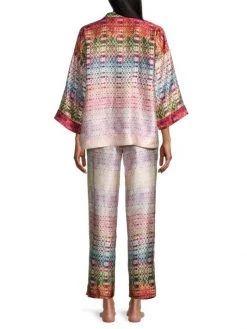 Natori Silk Mixed-Print Pants 12 Natori Silk Mixed-Print Pants -Hot Sale Natori Store unnamed file 765