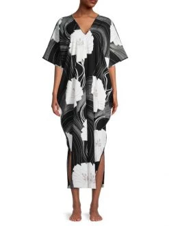 Natori Floral Caftan Nightdress -Hot Sale Natori Store unnamed file 769