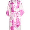 Natori Floral Satin Robe