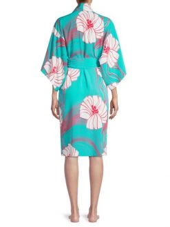 Natori Graphic Floral Robe -Hot Sale Natori Store unnamed file 794
