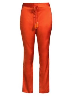 Natori Silk Drawstring Pajama Pants