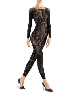 Natori Lace Feather Catsuit