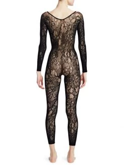 Natori Floral Lace Long-Sleeve Catsuit -Hot Sale Natori Store unnamed file 891