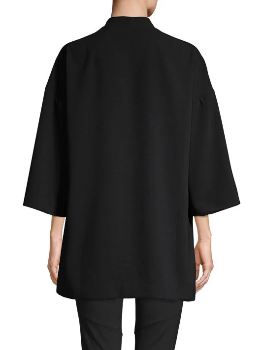 Natori Solid Crepe Embroidered Topper 7 Natori Solid Crepe Embroidered Topper - Image 5